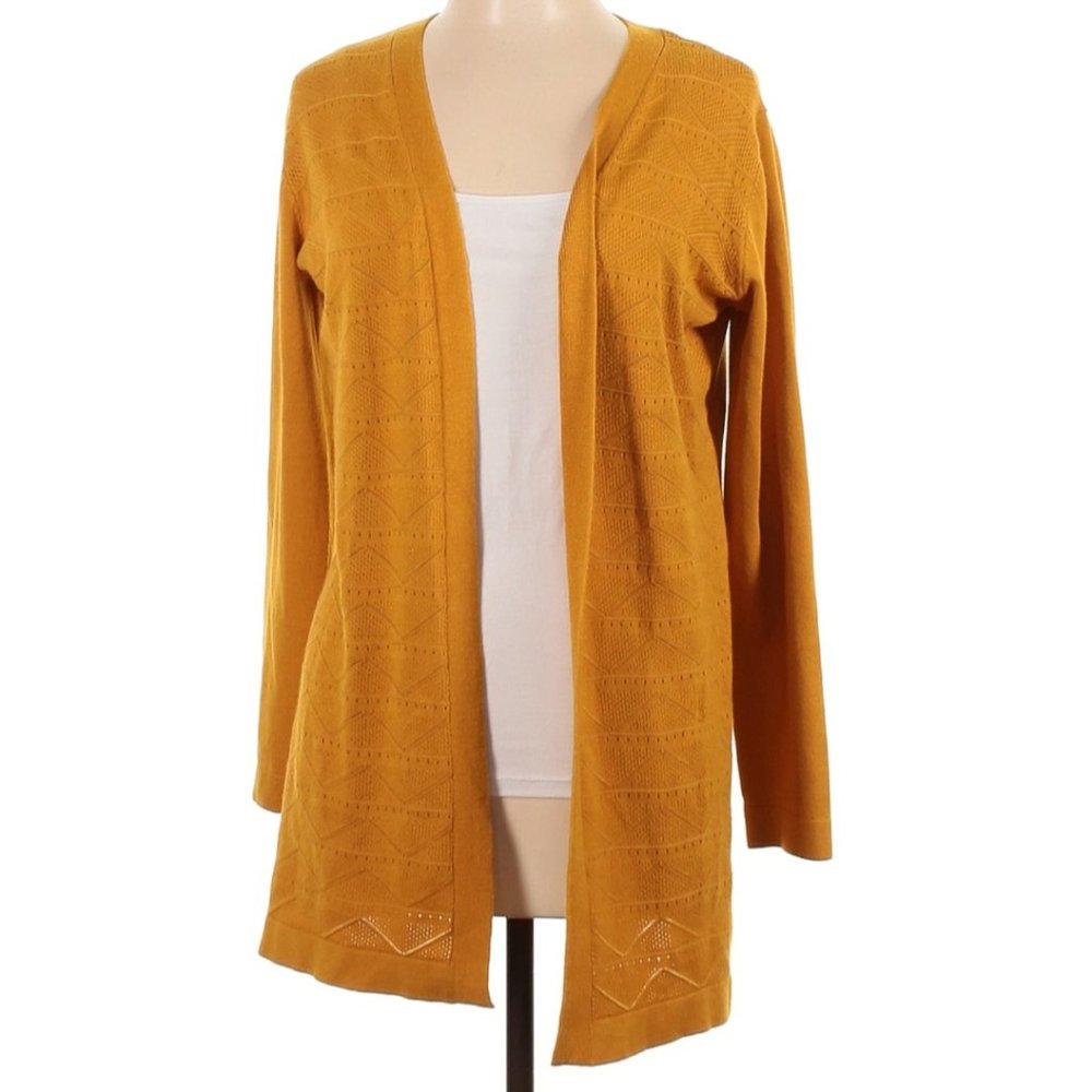 80 Park Burnt Orange Cardigan - Picture 2 of 12